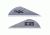 Bohning Blazer Vanes, Silver 100 pk. 10832SL2