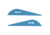 Bohning Heat Vanes, Satin Blue, Pack of 36, 101036SB