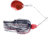 Booyah J.C. Covert Spinnerbait, 1/2oz, Red Black Night Time, BYCVS12RBC732
