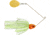 Booyah J.C. Covert Spinnerbait, 1/2oz, G Col Wt Cht Slvsc/Org Hd, BYCVS12GC729O
