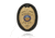 Boston Leather Badge Holder Swiveloval Velcro - 5888XL-1