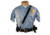 Boston Leather Sam Browne Shoulder Strap - 6511-BRN-3-GLD