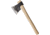 BR Rinaldi Milano Axe, 18in Overall, 6.25in Natural Finish Spring Steel Axe Head w/ 4.75in Cutting Edge, Wood Handle, 600g Axe Head, 322N1M