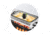 BRAZILIAN FLAME 03-LXK Silver Gas Rotisserie 3 Skewer Grill, Silver, BG-03 LXK Silver