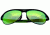 Breed Jupiter Sunglasses, Black Titanium Frame, Blue-Green Lens BSG019GM