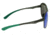 Breed Jupiter Sunglasses, Black Titanium Frame, Blue-Green Lens BSG019GM