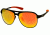 Breed Jupiter Sunglasses, Black Titanium Frame, Gold-Yellow Lens BSG019BK