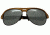 Breed Jupiter Sunglasses, Orange Titanium Frame, Black Lens BSG019OG