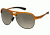 Breed Jupiter Sunglasses, Orange Titanium Frame, Black Lens BSG019OG