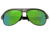 Breed Jupiter Sunglasses, Silver Titanium Frame, Blue-Green Lens BSG019SR