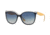 Burberry BE4270 Prescription Sunglasses, 55mm, Top Blue On Transparent, BE4270-37324L-55-SV