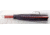 C&amp;H Lures Rattle Jet Trolling Lure Rigged &amp; Ready, 100LB Mono, 6 ft, 7/0 Hook, Black/Red Mylar Skirt, CH-RJ-29