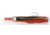 C&amp;H Lures Rattle Jet Trolling Lure Rigged &amp; Ready, 100LB Mono, 6 ft, 7/0 Hook, Black/Red Skirt, CH-RJ-19