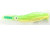 C&amp;H Lures Rattle Jet Trolling Lure Rigged &amp; Ready, 100LB Mono, 6 ft, 7/0 Hook, Green/Chartreuserse Skirt, CH-RJ-04