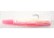 C&amp;H Lures Rattle Jet Trolling Lure Rigged &amp; Ready, 100LB Mono, 6 ft, 7/0 Hook, Pink/White Skirt, CH-RJ-13