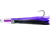 C&amp;H Lures Rattle Jet XL Trolling Lure Rigged &amp; Ready, 130LB Mono, 6 ft, 8/0 Hook, Black/Purple/Yellow Skirt, CH-RJX-08