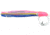 C&amp;H Lures Rattle Jet XL Trolling Lure Rigged &amp; Ready, 130LB Mono, 6 ft, 8/0 Hook, Pink/Blue Skirt, CH-RJX-03