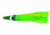 C&amp;H Lures Tuna Tango Trolling Lure, 49.6 g Head, 5.75in/14.6 cm, 1.75oz, Green/Yellow Skirt, CH-TT04