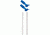 CamelBak Kids Bottle Accessory 2 Bite Valves/2 Straws, Blue 90747
