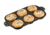 Camp Chef Cast Iron Muffin Top Pan, Black CIGT6