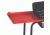 Camp Chef Folding Side Shelves, 2-pack, fits most 14in stoves, Red LS60P