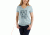 Carhartt Lockhart Graphic Tough Jobs Short Sleeve V-neck T-shirt - Womens, Sky Gray Heather, XXL-REG 103074-455-REG-XXL