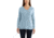 Carhartt Lockhart Long Sleeve V-neck T-shirt - Womens, Steel Blue Heather, XXL-REG 102761-458-REG-XXL