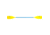 Carlisle Standard Kayak 2 Pc Yellow,Blue 96" Paddle 0113322918