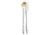 Carson Optical Paracord Eyewear Retainers, White/Grey/Black, EX-50WGY