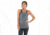 Carve Designs Airlia Tank, Womens, Grey with Dash, XL, ATBW71-007-XL