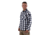 Caterpillar Buffalo Check Flannel Overshirt - Men's, Extra Large, Navy/White, 1610031-12915-XL