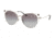 Coach L1079 HC7096B Progressive Prescription Sunglasses, 58mm, Shiny Silver, HC7096B-900111-58-PRO