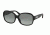 Coach L522 CARLA HC8041F Sunglasses 500211-56 - Black Frame, Grey Gradient Lenses