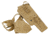 Cole-Tac Varmint Wrangler Chest Holster Left Hand, Coyote Brown, VW212