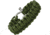 Combat Ready Survival Bracelet w/Black Paracord Construction, OD Green, Large, 9in, GG OD GREEN / CBR364