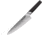 Cool Hand Hammered Ebony Chef's Knife, 13in Overall, 8in, Hammered 440C Stainless Blade, Ebony Wood Handle, 7198CE