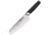 Cool Hand Ebony Santoku Knife, 12in Overall, 7in, Hammered Finish 440C Stainless Blade, Ebony Wood Handle, 7197CE