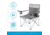 Core Equipment Mesh Quad Chair, Grey, 40138
