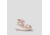 Cougar Hibiscus Leather Wedge Womans Sandals, Shell, 10, Hibiscus-Shell-10
