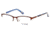 Cover Girl CG0533 Eyeglass Frames - Matte Light Brown Frame Color