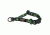 Croakies Dog Collar Muddy Paw Green Lg DOGCLR2800