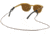 Croakies Leather Eyewear Retainer, Brown, SCRL104HT
