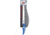 Cuda 9in Titanium Bonded Chunk Knive, Titanium Bonded Blade, Non-Slip Cuda Scale Pattern Grips, 18830