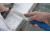 Cuda AquaTuff Serrated Utility Knife with Blade Cover, Blue, 9in, 23048