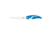 Cuda Knives Cuda Flex Fillet 7 Fixed Blade Knife, 7in, German 4116 Steel, Standard Edge, Blue, Synthetic Handle, 18090
