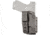 DeSantis Slim-Tuk Leather IWB Holster Sig P365 w/ Surefire XSC/Sig P365 XL w/ Surefire XSC, Ambidextrous, Black, 137KJ9VZ0