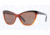 DKNY DY4116 Single Vision Prescription Sunglasses DY4116-363973-56 - Lens Diameter 56 mm, Frame Color Top Black On Tr Havana
