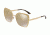 Dolce&amp;Gabbana DG2197 Sunglasses 02/6E-56 - Gold Frame, Gradient Brown Mirror Gold Lenses