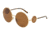 Dolce&amp;Gabbana DG2205 Bifocal Prescription Sunglasses, 59mm, Gold, DG2205-02-73-59-BI