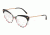 Dolce&amp;Gabbana DG3291 Eyeglass Frames 3173-52 - Top Black On Print Rose/stripe Frame
